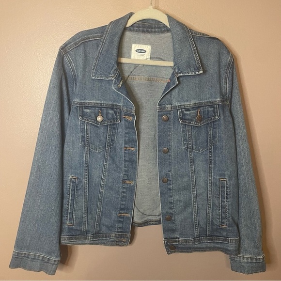 Old Navy Upcycled Custom Made Cowgirl Betty Boop Denim Jean Jacket Size XL Rodeo - Picture 2 of 6